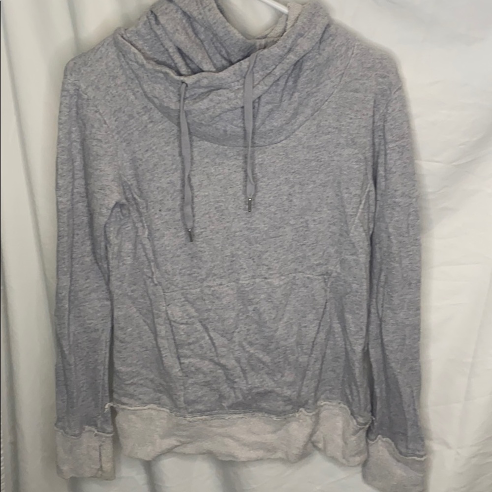 Te verde Women’s Gray small terry cotton hoodie